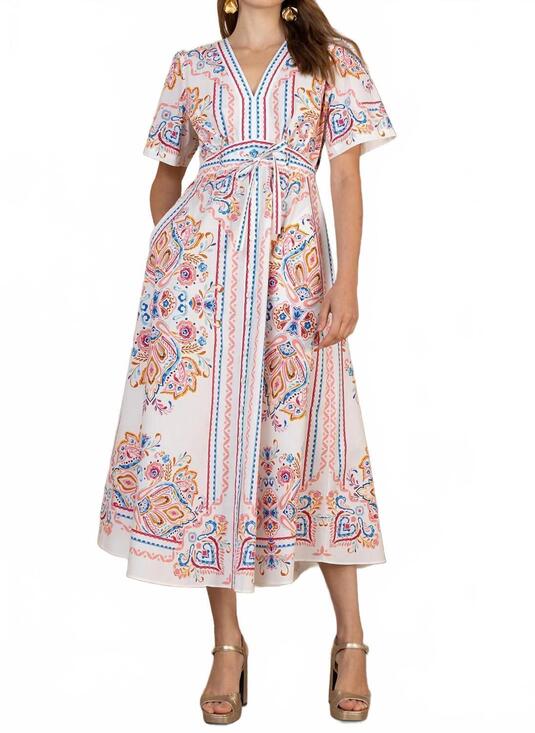 HALE BOB Dresses & Skirts - NEW HALE BOB mona poplin maxi dress in pink